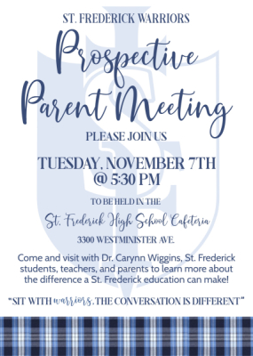 PROSPECTIVE PARENT MEETING NOV. 7TH